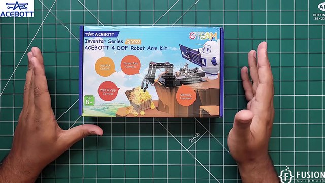 ACEBOTT Inventor Series 4 DOF Robot Arm Kit | Robotic Arm | Steam Education Kit | ESP32 | Learning |