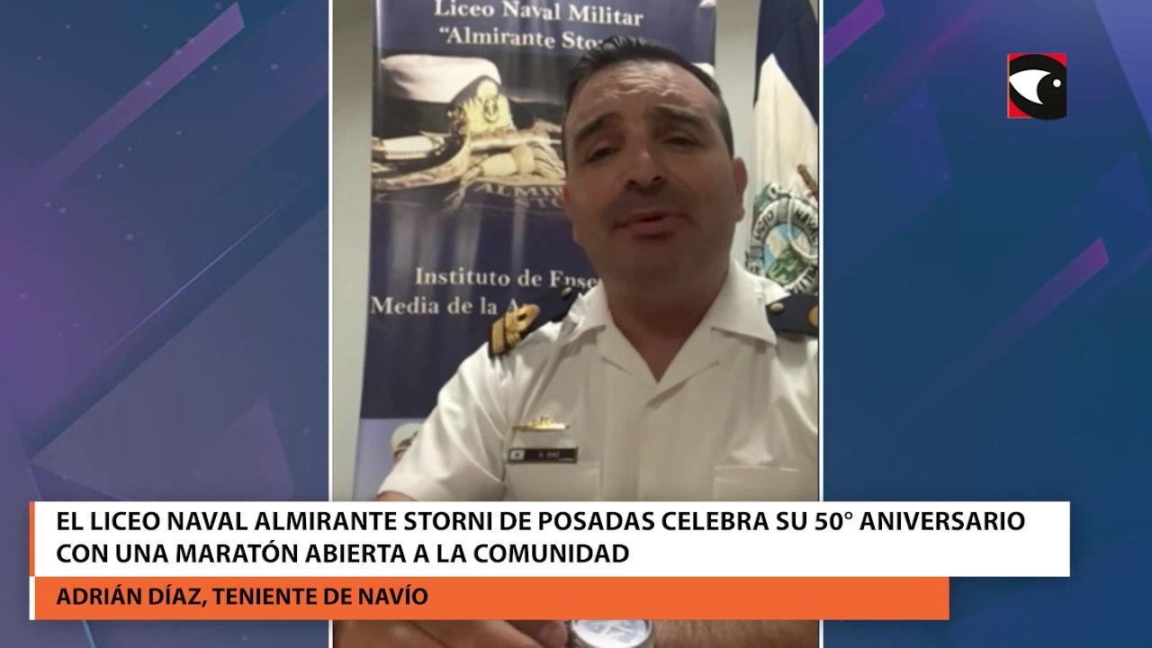 El Liceo Naval Almirante Storni de Posadas celebra su 50° aniversario con una maratón abierta a la comunidad