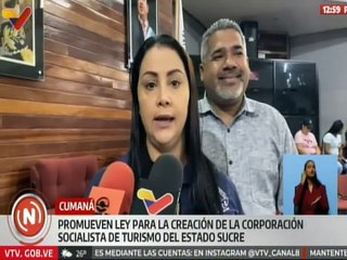 Consejo Legislativo del estado Sucre debate la reforma de la Ley de Turismo y Creación de Corsotur