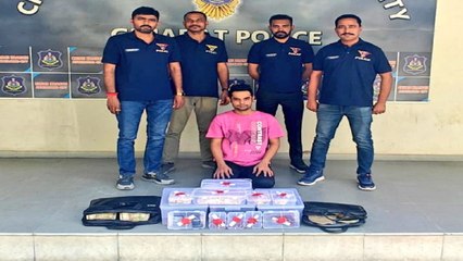 अहमदाबाद से 1.23 करोड़ की एमडी ड्रग्स जब्त, इस राज्य से लाकर बेचता था आरोपी