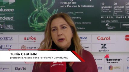 Forum risorse umane, Cautiello (For Human Community): “Nel 2025 lanciamo Blue-Green Economy Award e seconda edizione Castel Cup’”