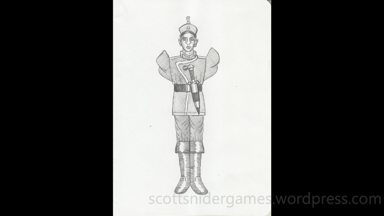 Soldier Pencil Sketch Video #514 (11-21-2024)