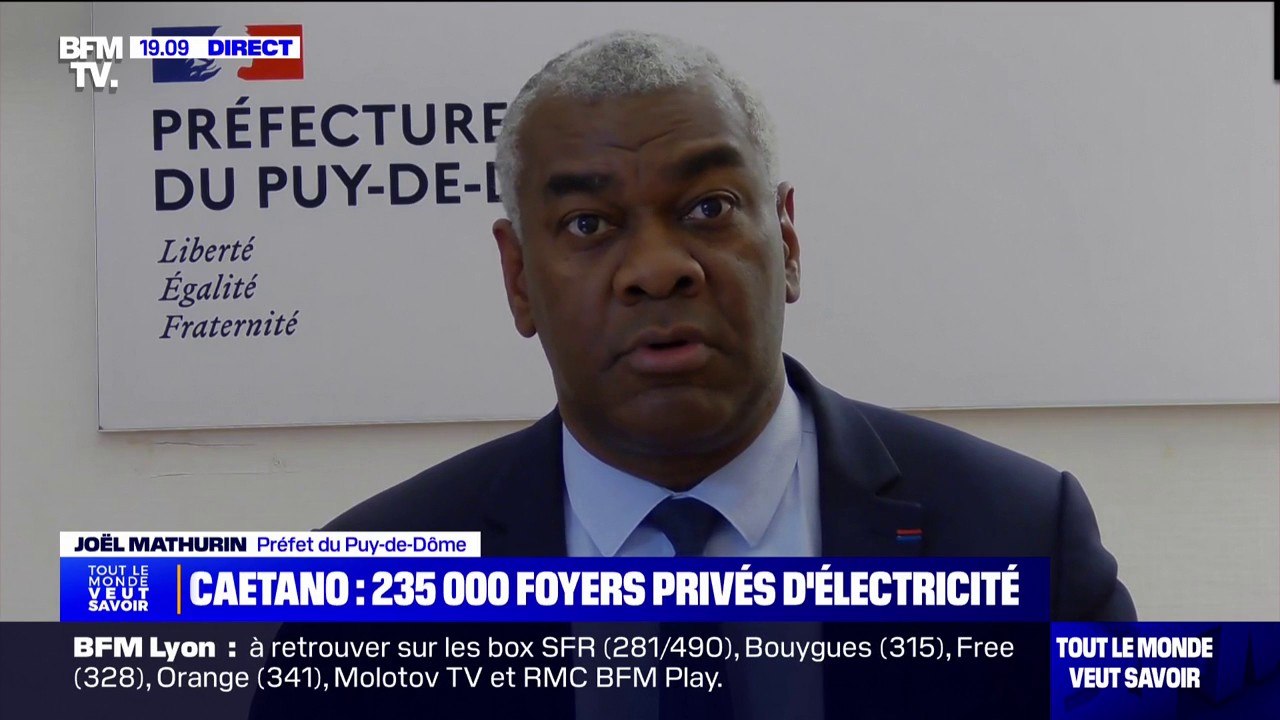 Vents violents dans le Puy-de-Dôme: le préfet demande aux habitants de "ne pas se déplacer si ce n'est pas nécessaire"