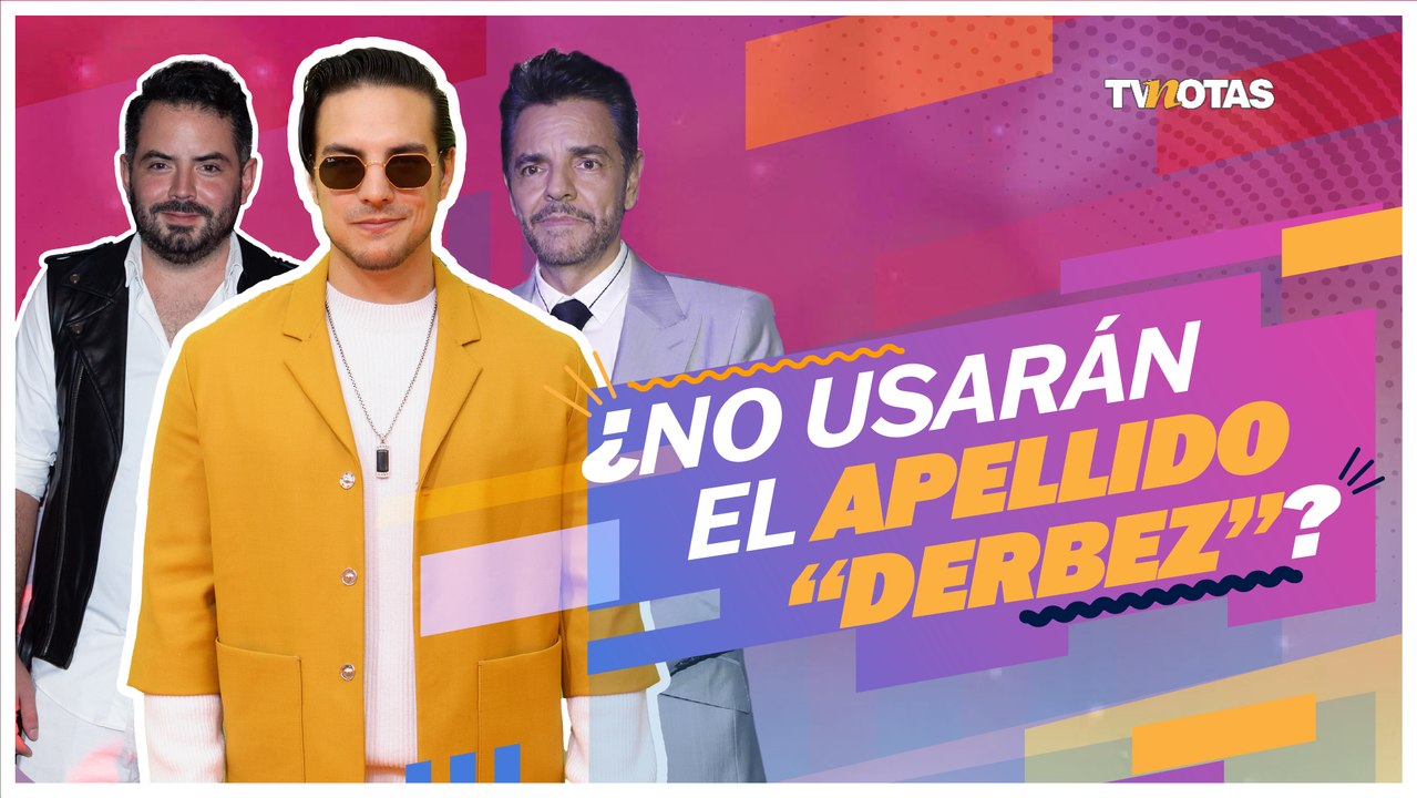 José Eduardo aclara si seguirá los pasos de Vadhir y se quitará el apellido Derbez