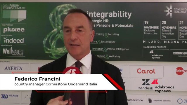 Forum risorse umane, Francini (Cornerstone Ondemand): “Agilità della forza lavoro è parola chiave nell'hr”