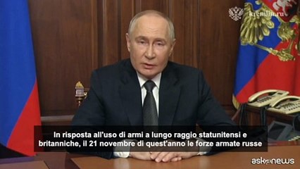 Ucraina, Putin: testato nuovo missile a medio raggio Oreshnik