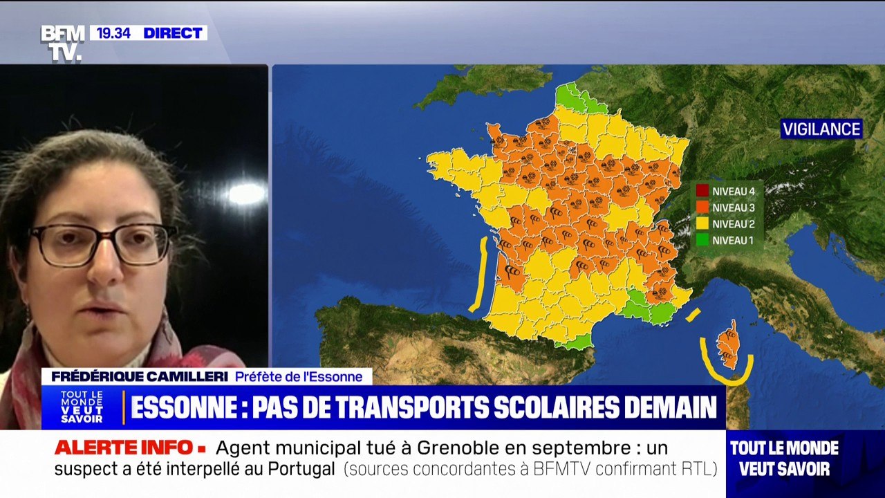 Neige en Essonne: les poids lourds vont être interdits à partir de 21 heures sur la RN20, indique la préfète Frédérique Camilleri