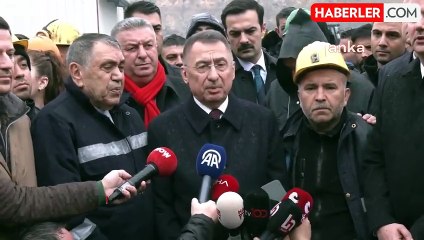 Fuat Oktay, Çayırhan Termik Santrali'nde: "Ortak Bir Çözüm Geliştirilmesi Konusunda Görüşmeler Devam Ediyor"