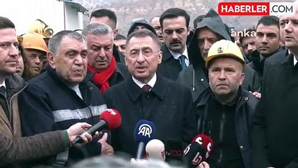 Fuat Oktay, Çayırhan Termik Santrali'nde: "Ortak Bir Çözüm Geliştirilmesi Konusunda Görüşmeler Devam Ediyor"