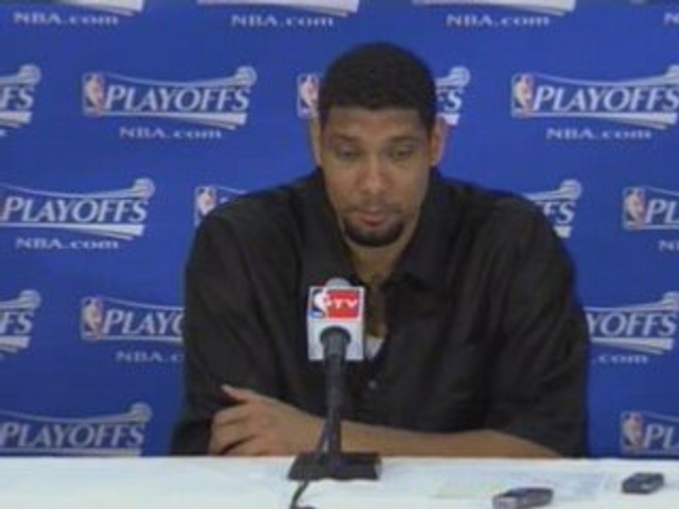 Tim Duncan Post-Game (3) Press Conference - Round 1