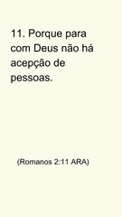 Romanos 2:11