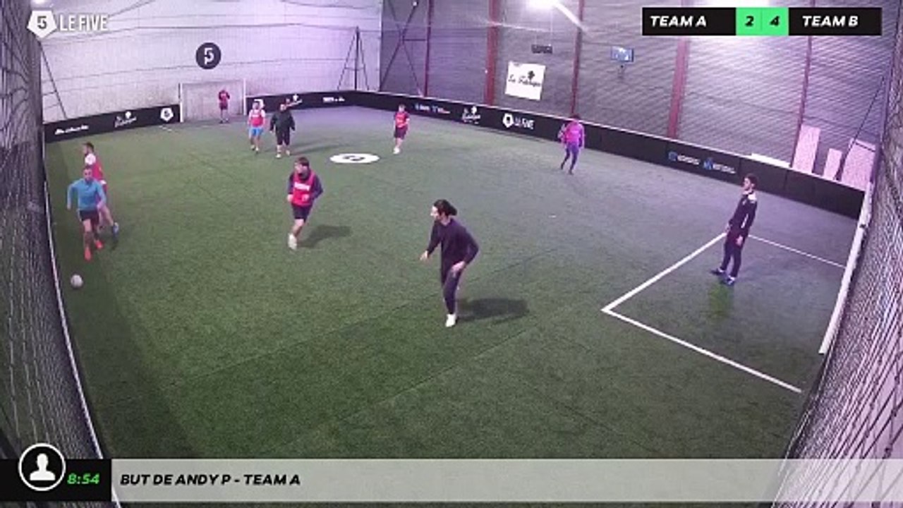 But de Andy P - Team A