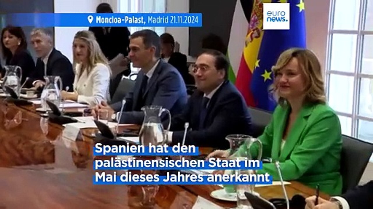 Regierungschef Sánchez empfängt palästinensischen Amtskollegen