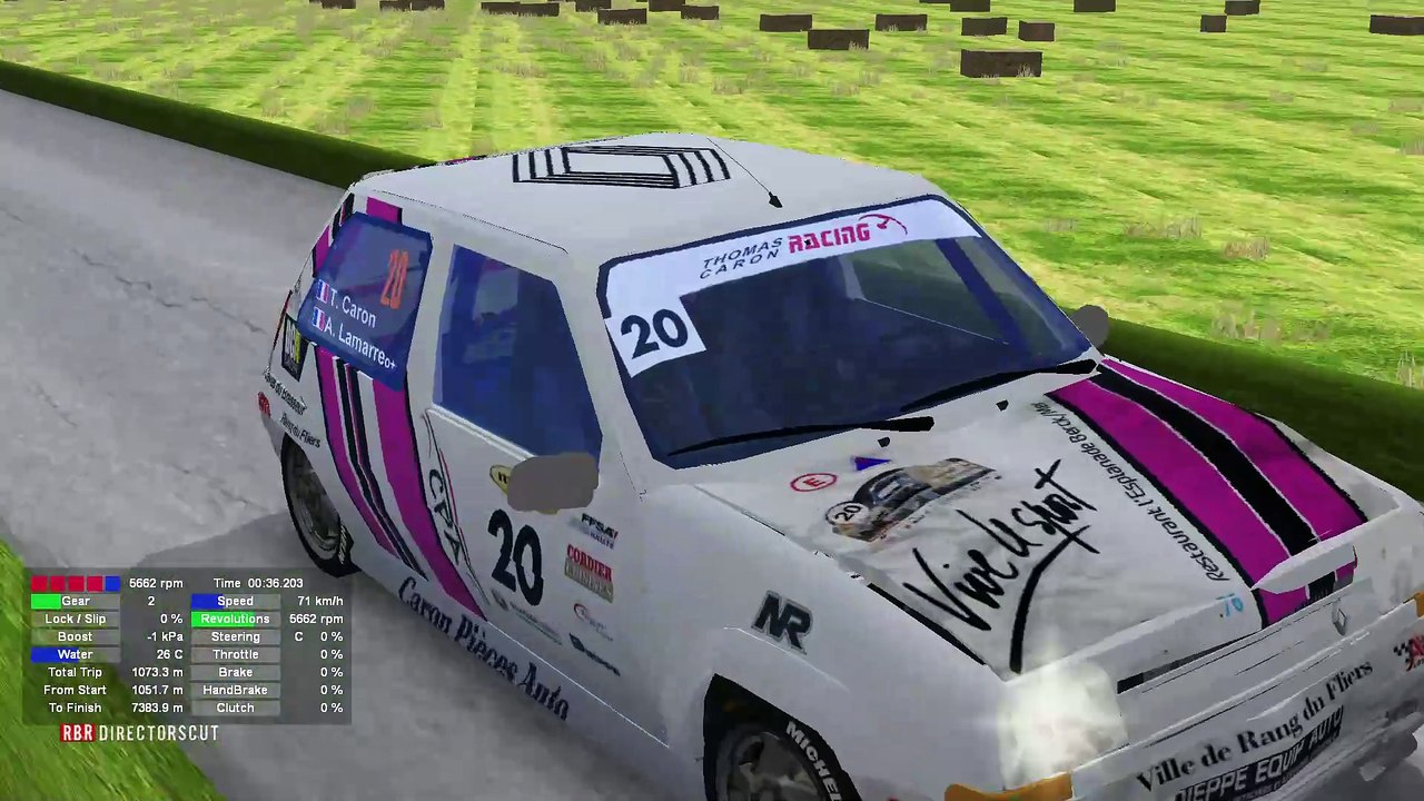 Richard Burns Rally: Thirimont Bianchi, in a Renault 5 GT Turbo GrpA (XBox Controller)
