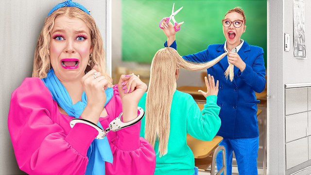 J'AI UNE NOUVELLE MAMAN 😱 Conseils Parentaux Bons vs Mauvais ! Moments Scolaires Drôles par 123 GO!