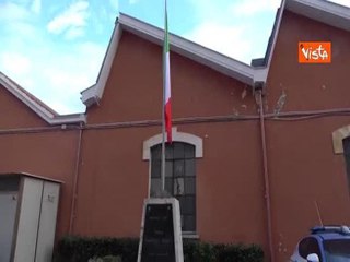 La camera ardente dell’agente di polizia Amar Kudin deceduto a Roma in scontro volanti