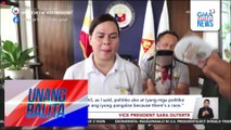 VP Duterte, nalulungkot daw dahil nadadamay ang kaniyang mga tauhan sa aniya'y panggigipit ng mga kalaban niya sa pulitika | Unang Balita