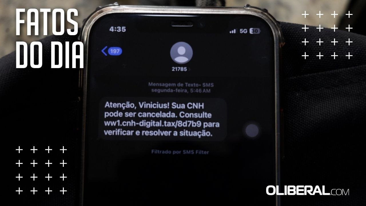 Golpe da CNH suspensa: paraenses relatam recebimento de SMS e Detrans do país fazem alerta