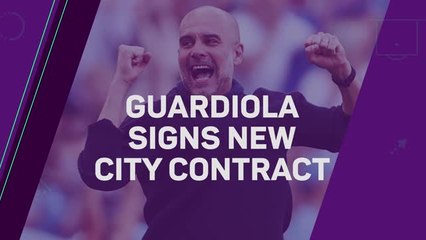 Guardiola speaks on deserving new contract, making history and feeling loved at City