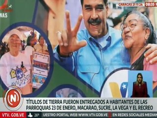 Gobierno regional entrega 672 títulos de tierra a ciudadanos de la Gran Caracas