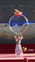 In circus, very difficult work,,,,,