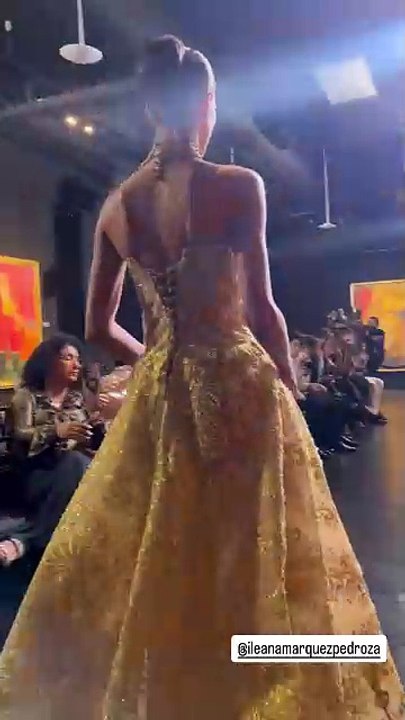 Ileana Márquez Pedroza deslumbra en el Miami Fashion Week