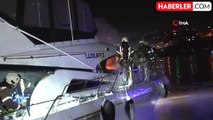 Fatih'te Lüks Yat Yangını: 18 Metrelik Yacht Alev Alev Yandı