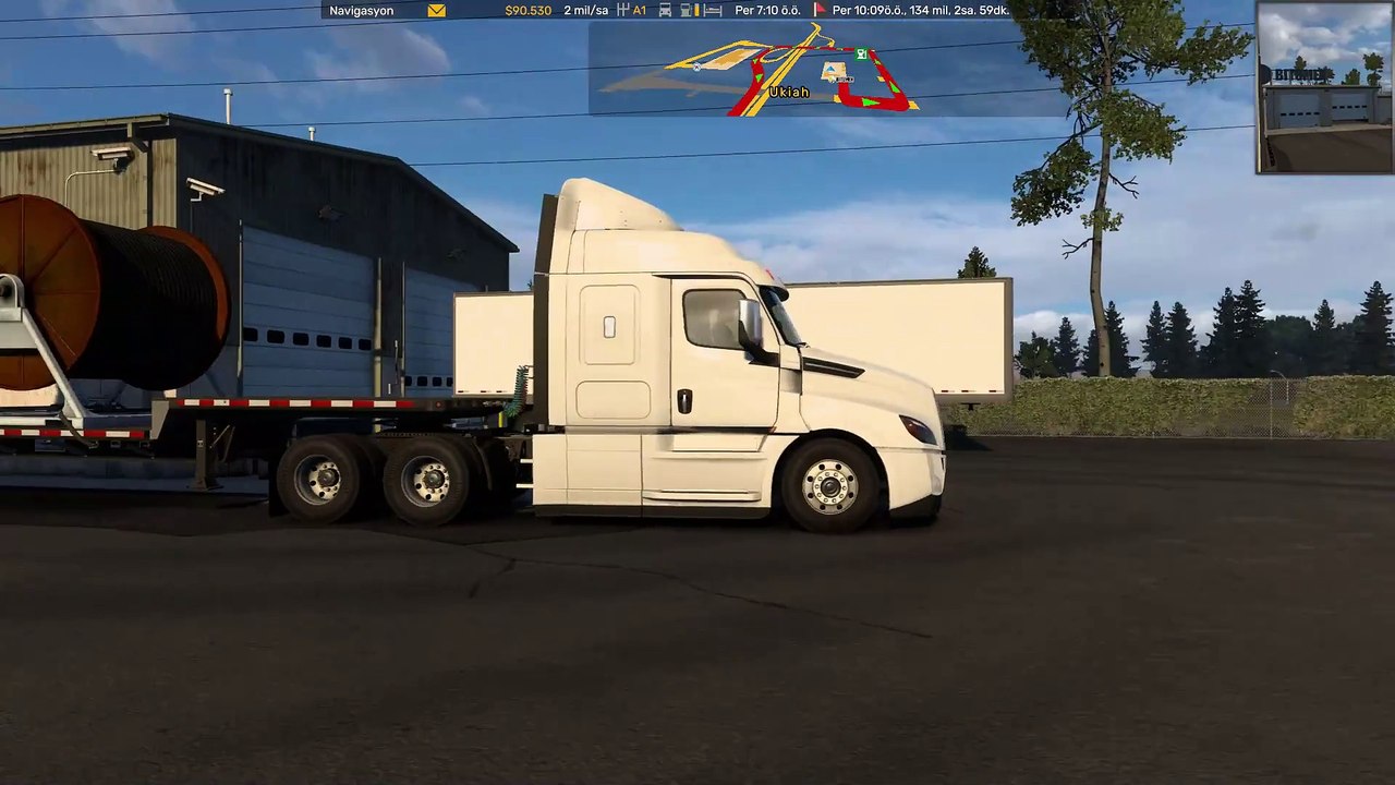 Cable - Output: Ikiah * Destination:San Francisco - #Freightliner Cascadia #Trucks - American Truck Simulator