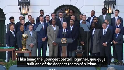 'I preferred being young!' - Biden jokes with Celtics coach at White House
