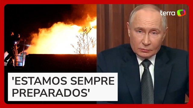 Putin confirma ataque com mísseis balísticos à Ucrânia