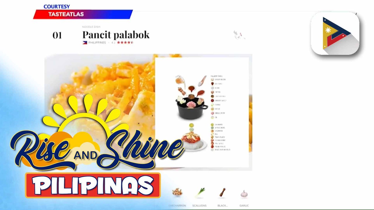 Sikat na online food and travel guide na TasteAtlas, inilabas ang Top 13 Best Filipino Noodle Dishes