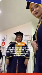 Mak dan Anak Graduasi Bersama, Rakan Sekelas yang Mengharukan 🎓