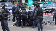 Dramatic arrest in shopping centre carpark