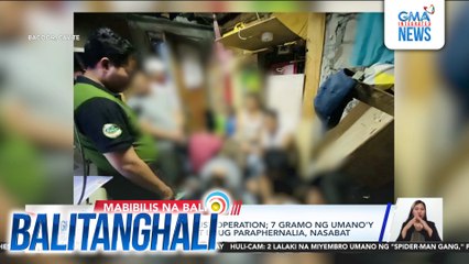 7, arestado sa buy-bust operation; 7 gramo ng umano'y shabu, cellphone at drug paraphernalia, nasabat | Balitanghali