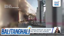 Ginagawang Christmas display sa gilid ng city hall, naging mitsa ng sunog | Balitanghali