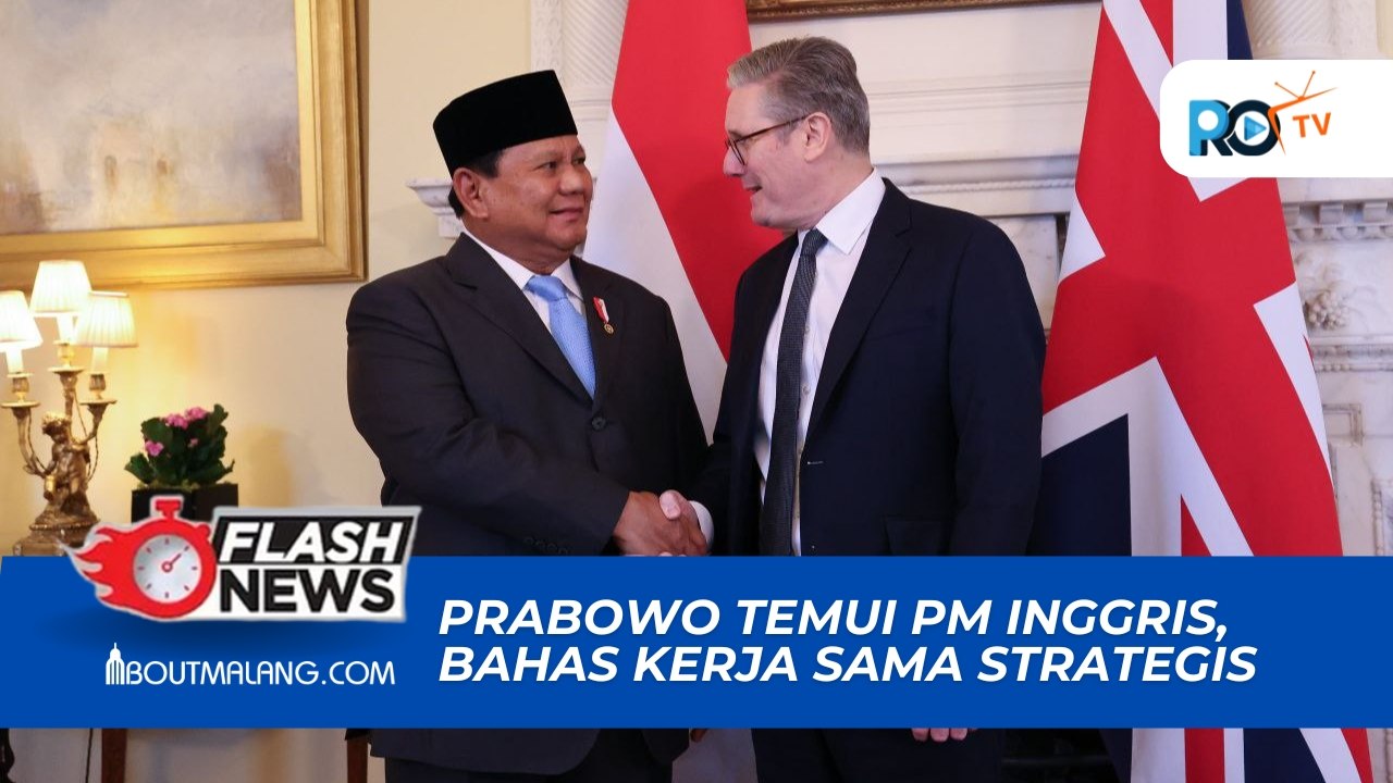 USAI PRABOWO TEMUI PM INGGRIS, BAHAS KERJA SAMA EKONOMI, PERTAHANAN, DAN IKLIM
