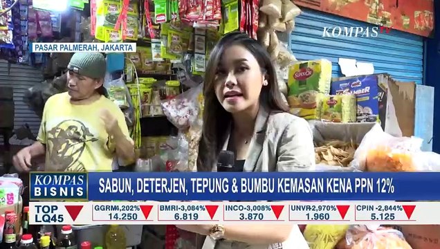 Sabun, Deterjen, Tepung dan Bumbu Kemasan Kena PPN 12%