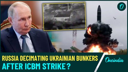 VIDEO| Russia Destroys Ukrainian Bunkers Post-ICBM Strike: Nuclear Fear Deepens After Putin’s Move