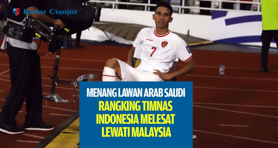 Menang Lawan Arab Saudi, Rangking Timnas Indonesia Melesat Lewati Malaysia