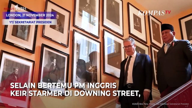 Potret Presiden Prabowo dengan Kucing PM Inggris Larry the Cat, Netizen Respons Begini