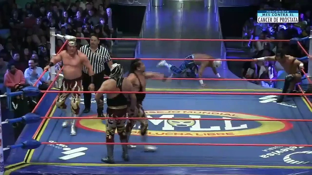 Magnus, Rugido, Volador Jr. vs Averno, Euforia, Mephisto