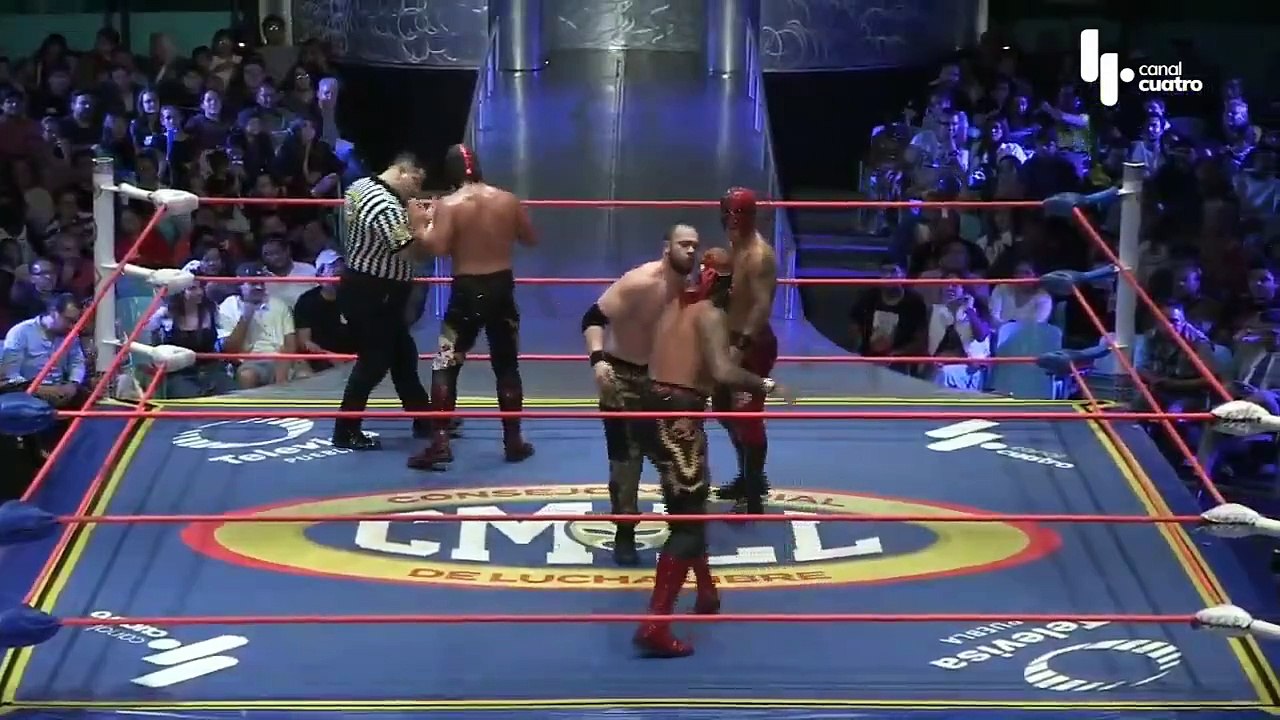 Flip Gordon, Templario, Titán vs Hijo del Villano III, Villano III Jr., Zandokan Jr.