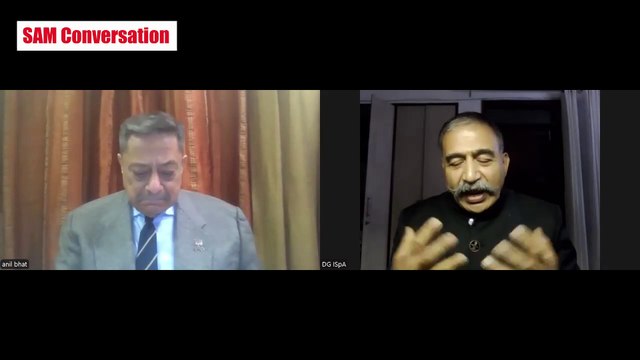 Lt Gen A.K. Bhatt (retd), DG, Indian Space Association speaks with Col Anil Bhat (retd.) on new space-age opportunities for India's armed forces | SAM Conversation