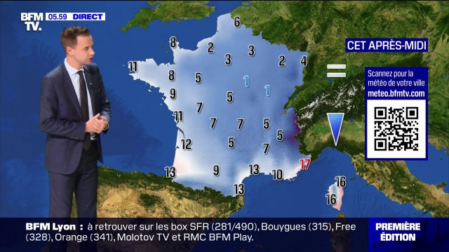 Météo: de fortes rafales de vent et des chutes de neige sont attendues ce vendredi