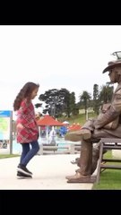 Didn’t Expect the Statue to Move… I Screamed So Loud!