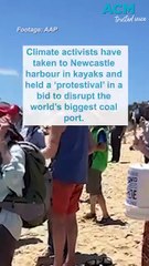 Climate protest 'flotilla' launched near biggest coal port