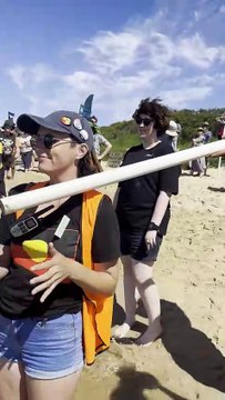 Scenes from the flotilla launch in Newcastle during Rising Tide protest | Newcastle Herald | November 22, 2024