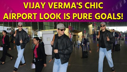Effortless Cool: Vijay Verma Spotted at Mumbai Airport