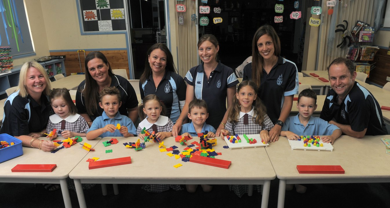 Recreating photos at St Clare of Assisi Primary