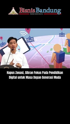 Hapus Zonasi, Gibran Fokus Pada Pendidikan Digital untuk Masa Depan Generasi Muda